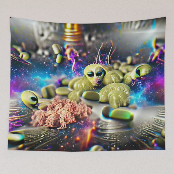 Item preview, Aliens! designed and sold by OneStrokeBrush.