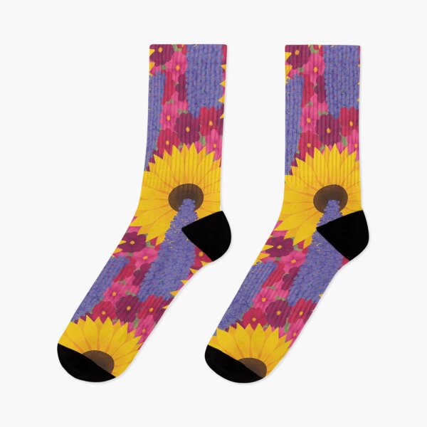 Item preview, Overgrown Gardens: Sunflowers & Cosmos designed and sold by JMTolman.