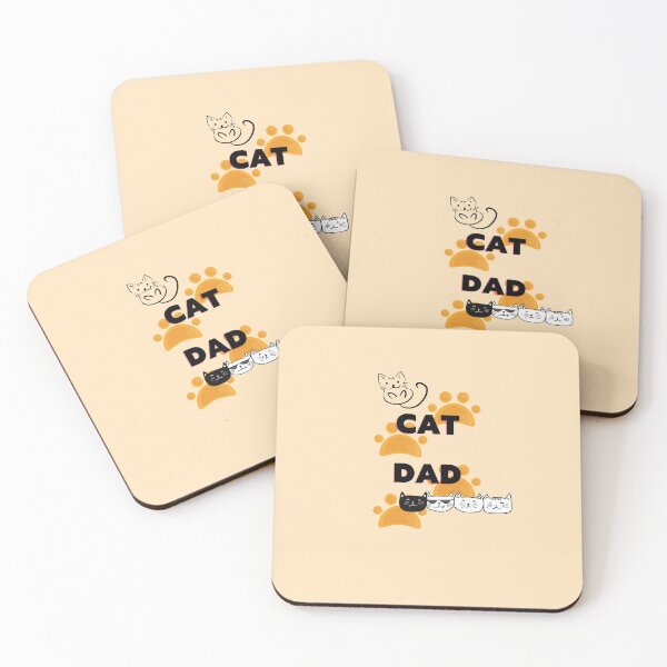 Item preview, Best cat dad ever T-shirt designed and sold by Cheeky Popp.