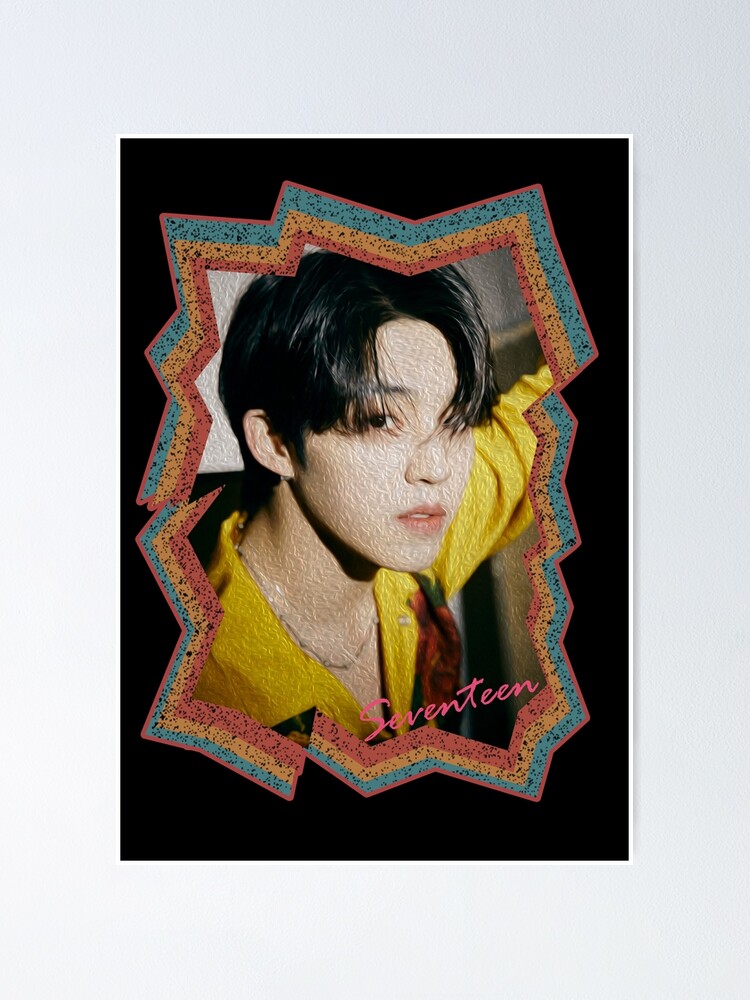 "Choi Seung Cheol Seventeen SCoups Korean Kpop Retro Color Oil Paint