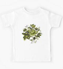 Green Flowers Kids Tee