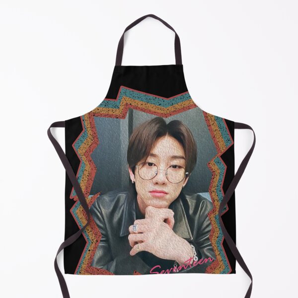 Item preview, Xu Minghao Seventeen THE8 Korean Kpop Retro Color Oil Paint Design designed and sold by Piosenka Art.