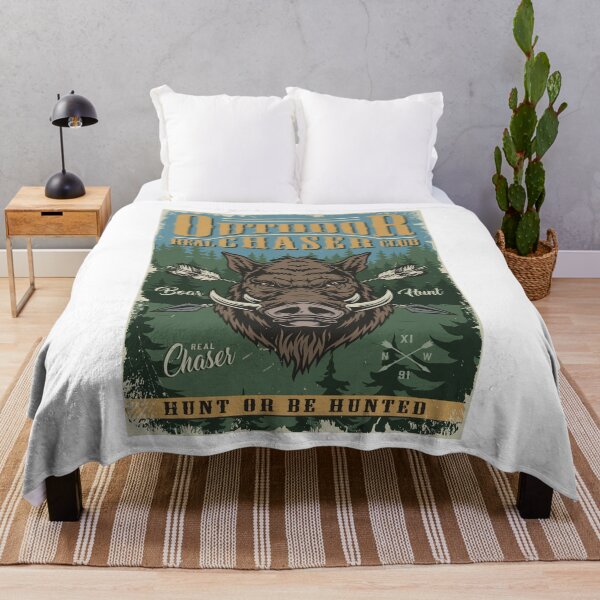 Item preview, Vintage Outdoor Boar Hunt designed and sold by Vector Scout Lab.