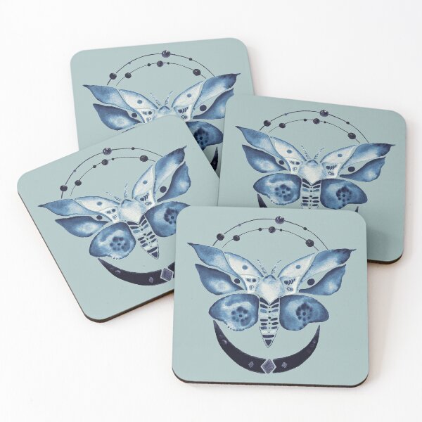 Item preview, Ice blue crystal moon moth designed and sold by Isabelle-T.