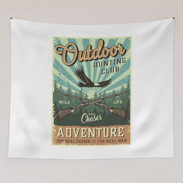 Aperçu de l'œuvre Outdoor Hunting Club Vintage Adventure créée et vendue par Vector Scout Lab.