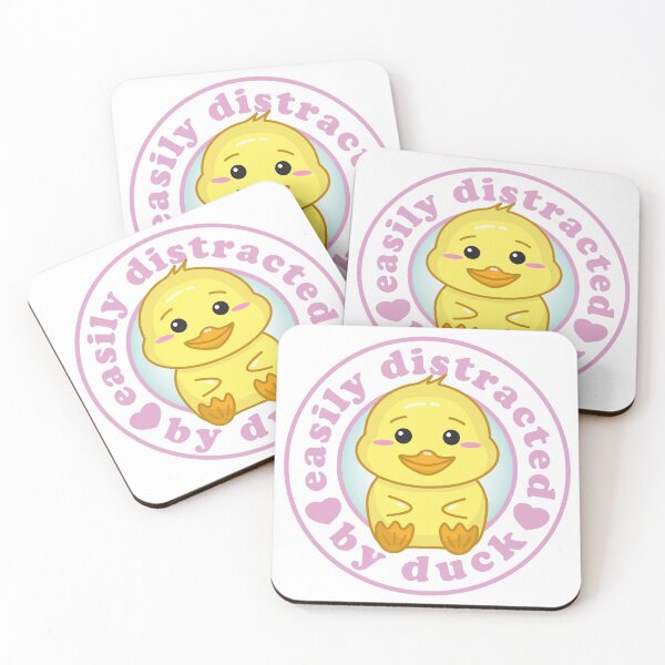 Item preview, Funny, Cute and Kawaii Easily Distracted by Ducks Graphic Text Design designed and sold by NightGleam.