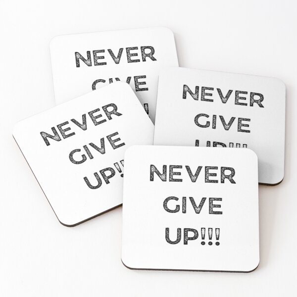 Item preview, GALATHI Never Give Up - Motivated designed and sold by Galathi Designs.