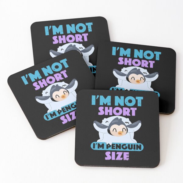 Item preview, Ice Sliding Penguin Im Not Short Im Penguin Size Short Funny  designed and sold by jaalavillato.