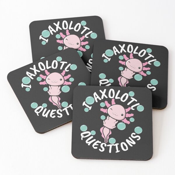 Item preview, Cute I Axolotl Questions - Bubble Sticker Shirt designed and sold by Branjos.