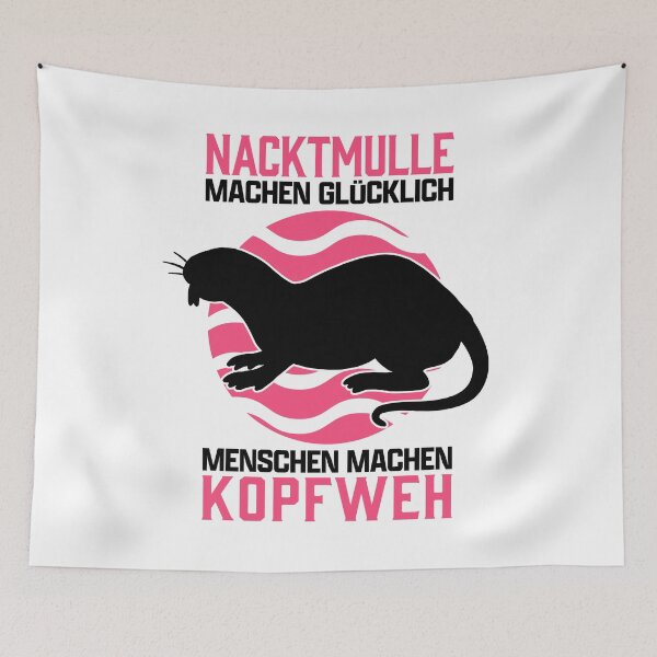 Item preview, Naked mole rat headache rodent rodent sand digger saying designed and sold by madgrfx.