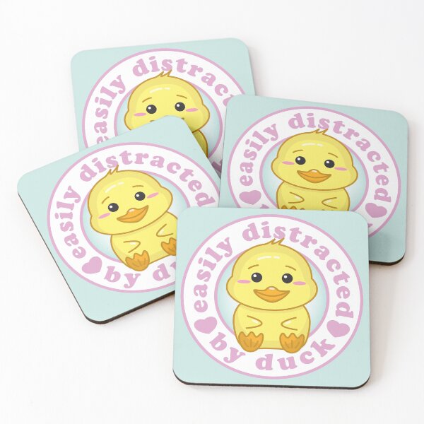 Item preview, Funny, Cute and Kawaii Easily Distracted by Ducks Graphic Text Design designed and sold by NightGleam.