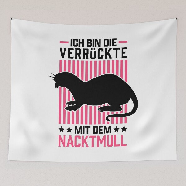 Item preview, Crazy naked mole rat rodent rodent sand digger designed and sold by madgrfx.