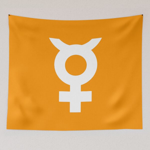 Item preview, Mercury Astrology Alchemy Symbol designed and sold by tiantanman.