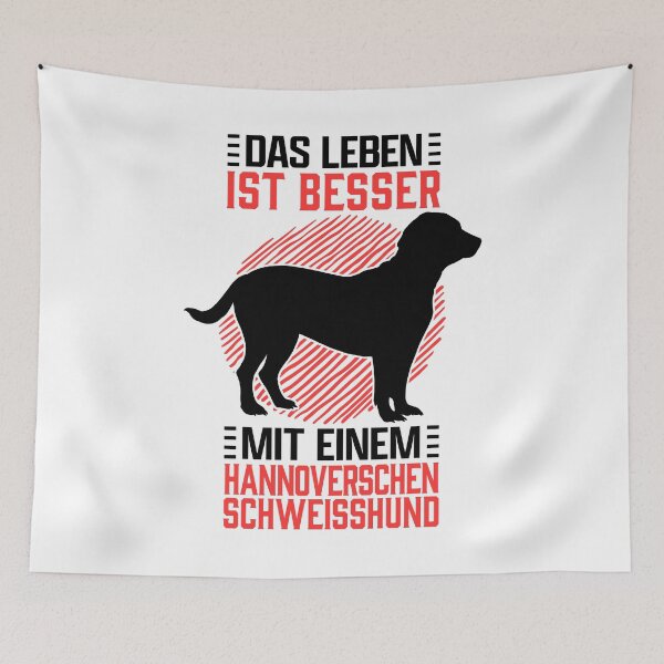 Item preview, Life with the Hannoverscher Schweißhund Jagdhund designed and sold by madgrfx.