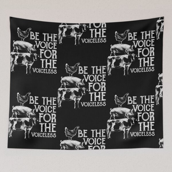 Item preview, Be The Voice Of The Voiceless Vegan designed and sold by Konmexin.
