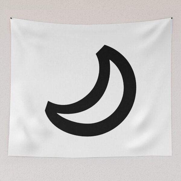 Item preview, Moon Astrology Alchemy Symbol designed and sold by tiantanman.