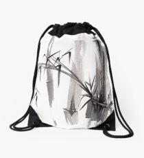 'after the rain' Original ink wash painting Drawstring Bag