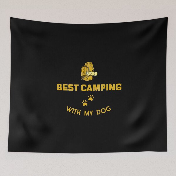 Item preview, Best camping with my dog designed and sold by prestige dn.