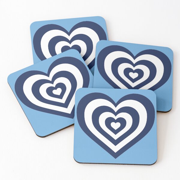 Item preview, Dark Blue and White - Powerpuff Girls Retro Heart designed and sold by Liyanna Baloca.