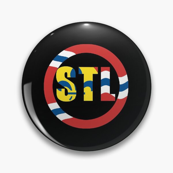 Item preview, STL ST Louis Fluer de lis fCircle Flag logo v3  designed and sold by anaCryder.