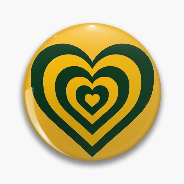 Item preview, Green and Gold - Powerpuff Girls Retro Heart designed and sold by Liyanna Baloca.