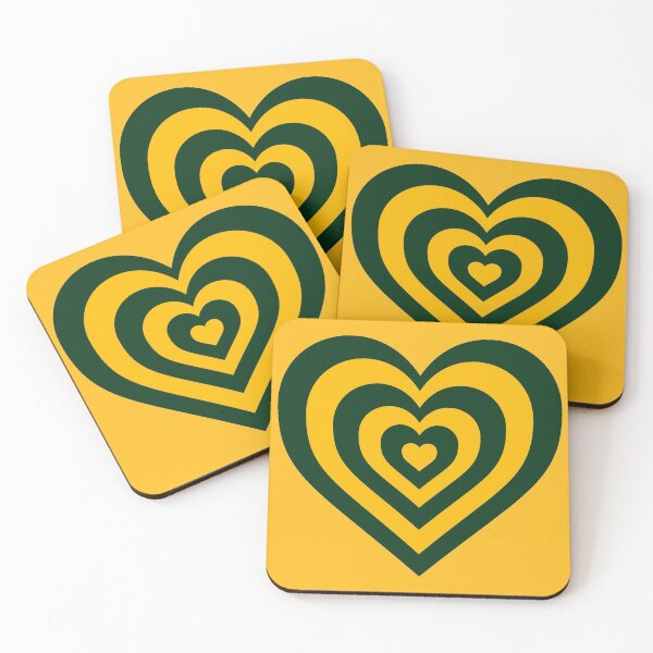 Item preview, Green and Gold - Powerpuff Girls Retro Heart designed and sold by Liyanna Baloca.