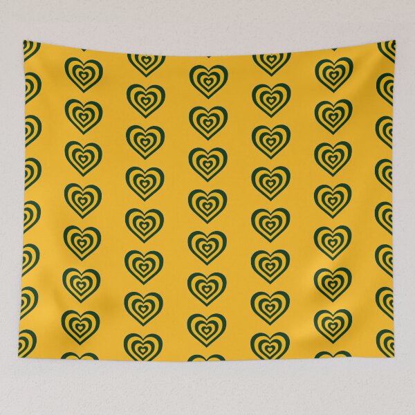 Item preview, Green and Gold - Powerpuff Girls Retro Heart designed and sold by Liyanna Baloca.