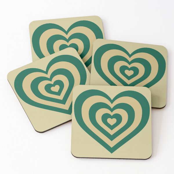 Item preview, Green and Gold - Powerpuff Girls Retro Heart designed and sold by Liyanna Baloca.