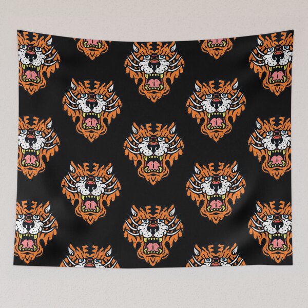 Item preview, Traditional Vintage Tiger Head  designed and sold by AdariusBice01.