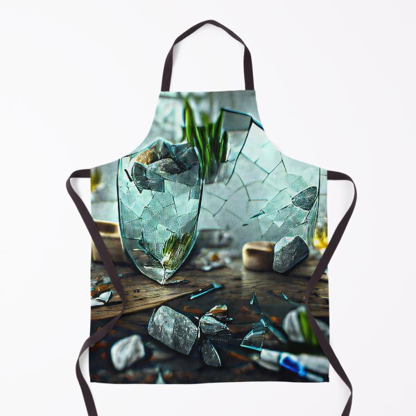 Item preview, Glass Broken by AI designed and sold by OneStrokeBrush.