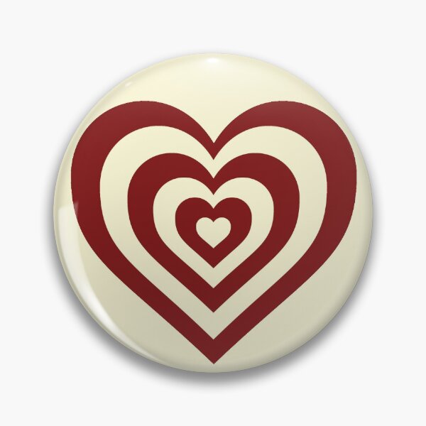 Item preview, Crimson and Cream - Powerpuff Girls Retro Heart designed and sold by Liyanna Baloca.