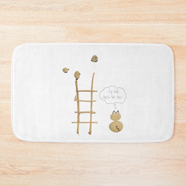 Item preview, Pebble Art. "Fly high, touch the sky..." designed and sold by KrokoStories.