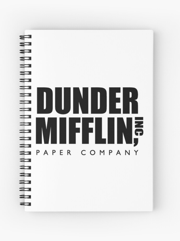 Dunder Mifflin Paper Company Spiral Notebook