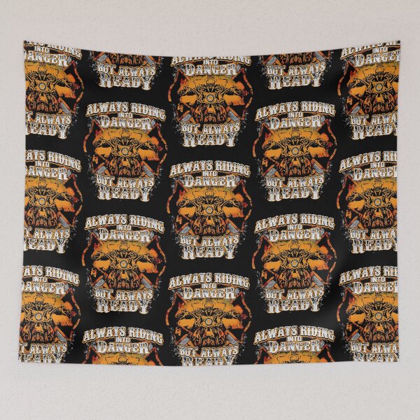 Item preview, Firefighter Biker Riding Into Danger  designed and sold by jaalavillato.