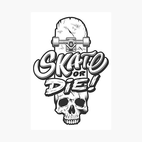 Retro Skull Skateboarder Skate Or Die California GO Quick DIE Sick  Samsung Galaxy Phone Case for Sale by RetroSkullArt