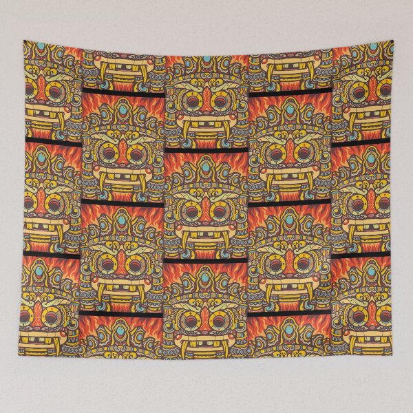 Item preview, Aztec Warrior Grin  designed and sold by AdariusBice01.