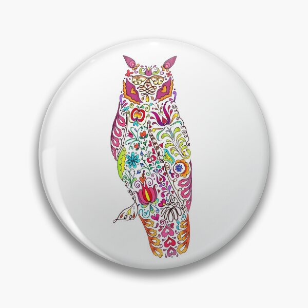 Item preview, Flowery Owl designed and sold by kasmodiah-f.