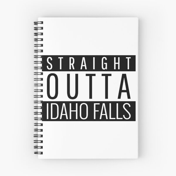 Artikelvorschau, Straight Outta Idaho Falls Idaho entworfen und verkauft von Teelogic.