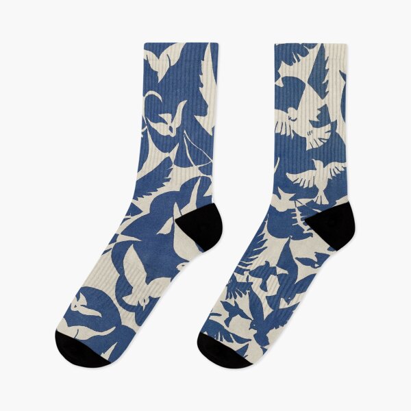 Item preview, Pigeons in White and Blue designed and sold by redoARTstore.