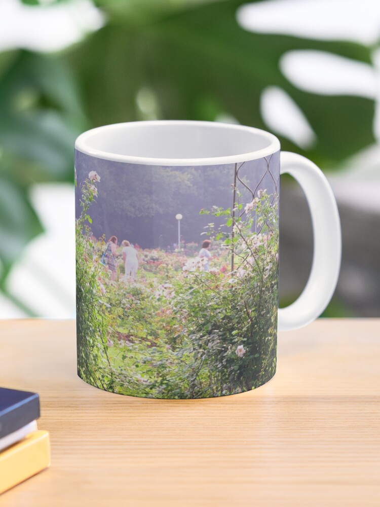 Thumbnail 1 of 6, Coffee Mug, In a Rose Garden designed and sold by Mallorn.