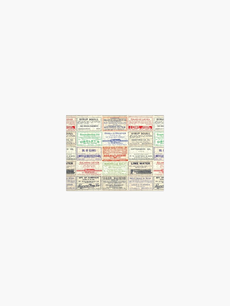 Apothecary Label Stickers, Sticker Sheet, Vintage Pharmacy Pill