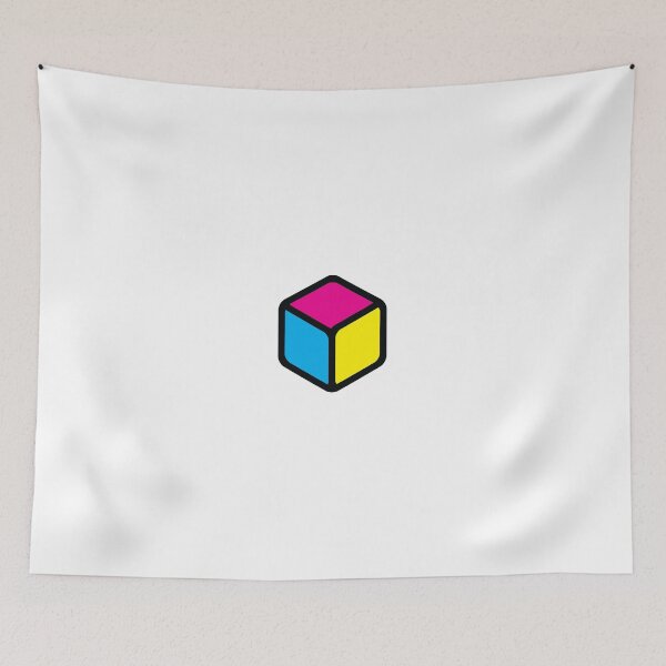 Item preview, Cube Cyan Magenta Yellow designed and sold by DankSpaghetti.