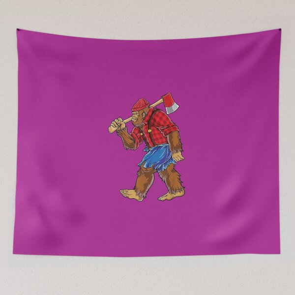 Item preview, Bigfoot Lumberjack Sasquatch Carpenter Men Dad Boys designed and sold by Calan6Javer.