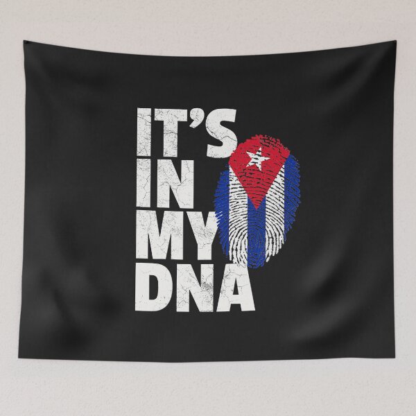 Item preview, IT'S IN MY DNA Cuba Flag Cuban Pride designed and sold by HelenMaryF.