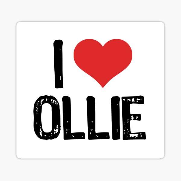 Artikel-Vorschau von Ich liebe Ollie, designt und verkauft von The "I Love Everything" Shop.