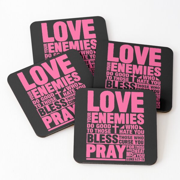 Item preview, Love your enemies designed and sold by plushism.