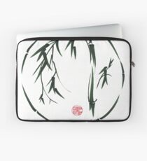 VISIONARY Original sumi-e enso ink brush wash painting Laptop Sleeve