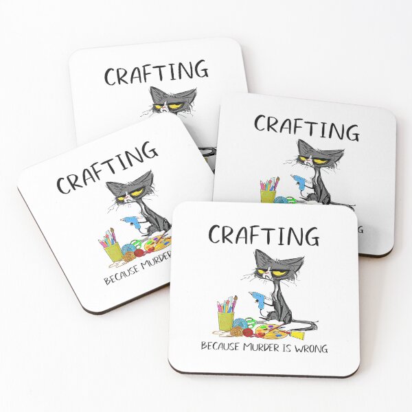 Item preview, Crafting Because Murder Is Wrong designed and sold by Lawrence Watsica.