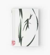 VISIONARY Original sumi-e enso ink brush wash painting Hardcover Journal