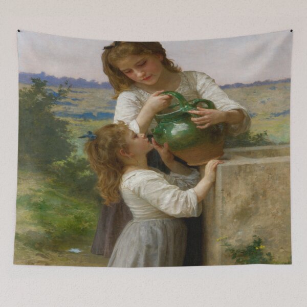 Item preview, William Adolphe Bouguereau - At The Fountain designed and sold by Vivanne-art.